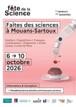 Du 6 au 10 octobre 2026 : Faites des Sciences à Mouans Sartoux