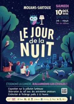 Samedi 10 octobre 2026 : Jour de la nuit