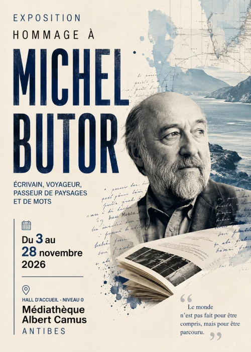 Du 3 au 28 novembre 2026 : Hommage à Michel Butor
