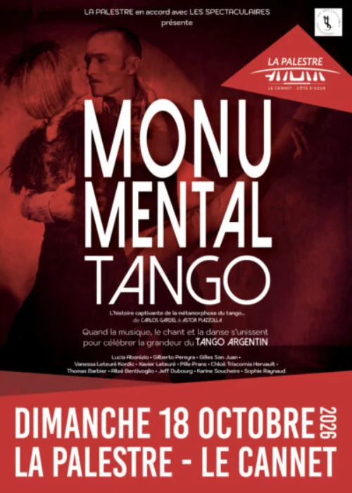 Dimanche 18 octobre 2026 : Monumental Tango
