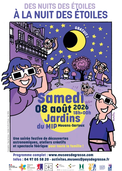 Samedi 8 août 2026 : La nuit des étoiles