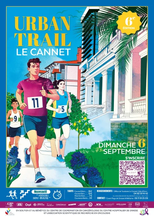 Dimanche 6 septembre 2026 : Urban Trail Le Cannet