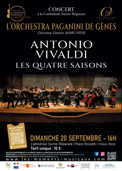 Dimanche 20 septembre 2026 : "Les Quatre Saisons" d'Antonio Vivaldi
