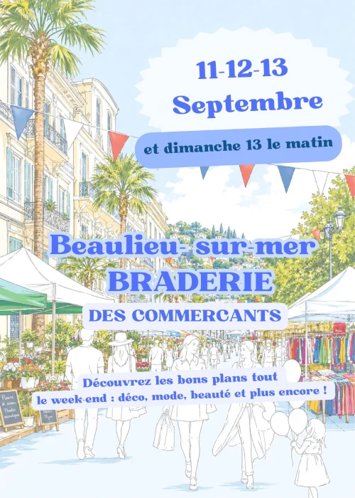 Du 11 au 13 septembre 2026 : Braderie des commerçants