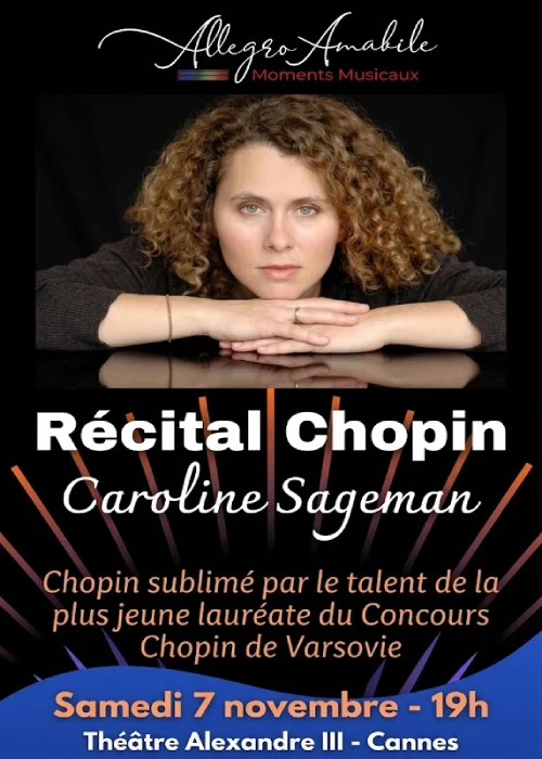 Samedi 7 novembre 2026 : Récital Chopin, par Caroline Sageman