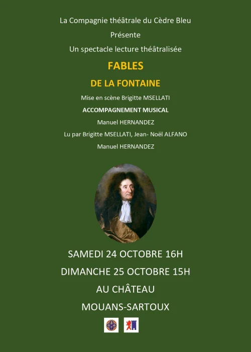 Les 24 et 25 octobre 2026 : Fables De La Fontaine