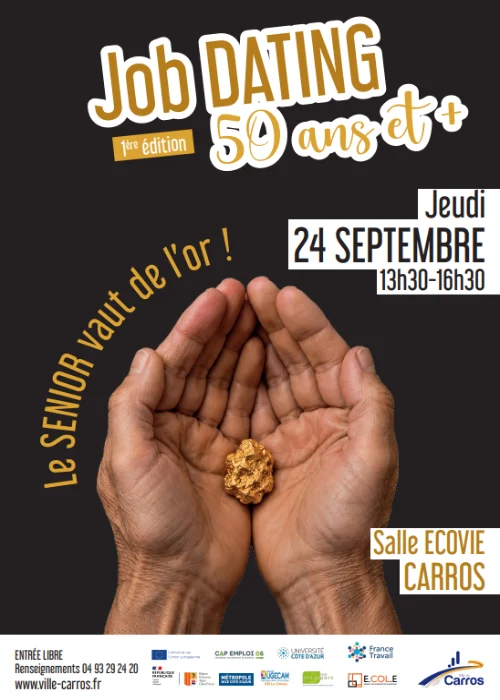 Jeudi 24 septembre 2026 : Job Dating 50 ans et +