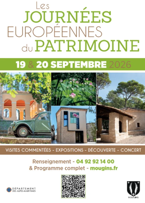 Les 19 et 20 septembre 2026 ! Journée du Patrimoine à Mougins
