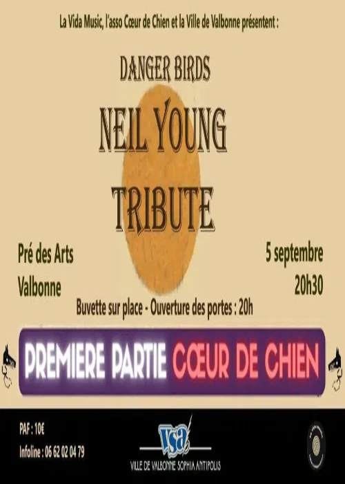 samedi 05 septembre 2026 : Concert Neil Young tribute