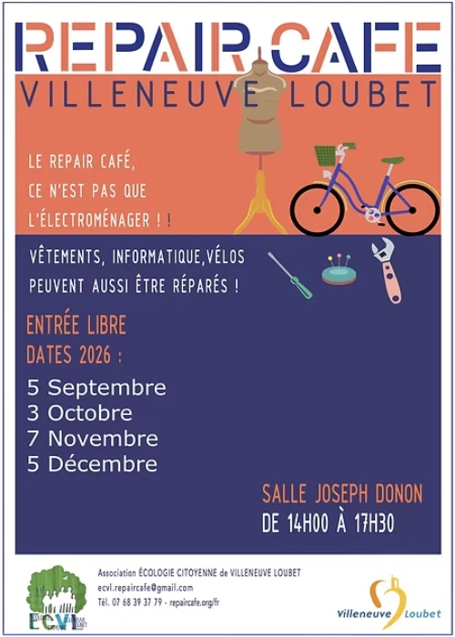 Repair Café Villeneuve Loubet