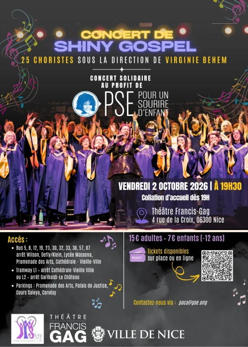 Concert solidaire Shiny Gospel