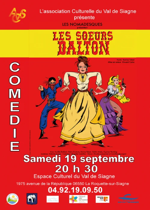 Samedi 19 septembre 2026 : Les soeurs Dalton