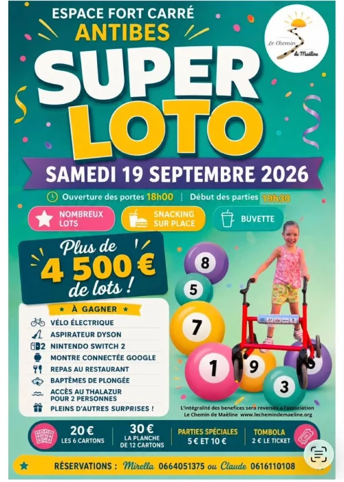 Samedi 19 septembre 2026 : Super Loto