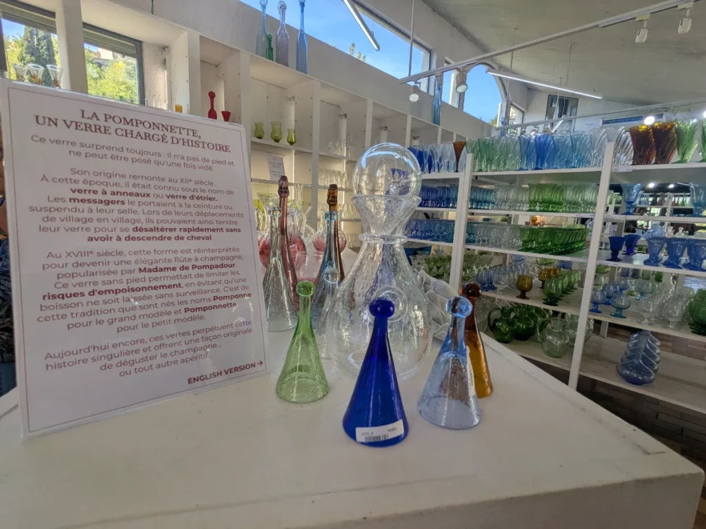 Verrerie de Biot - Verres sans pieds