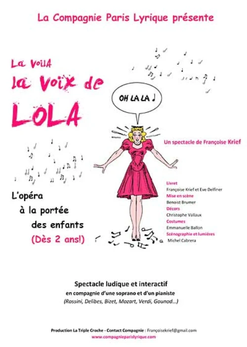 Samedi 14 novembre 2026 : La voilà la voix de Lola