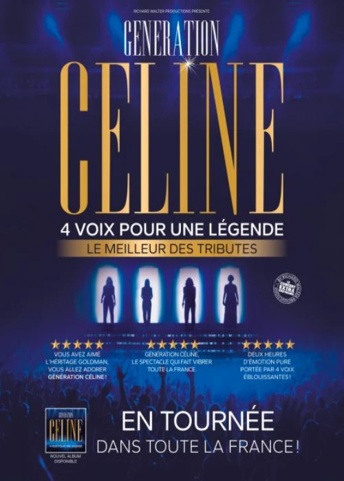 Vendredi 24 septembre 2027 : Génération Céline – 4 voix pour une légende