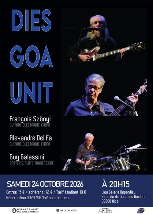 Samedi 24 octobre 2026 : Concert Dies Goa Unit