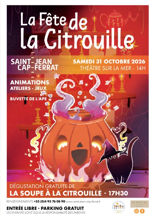 Samedi 31 octobre 2026 : Fête de la Citrouille