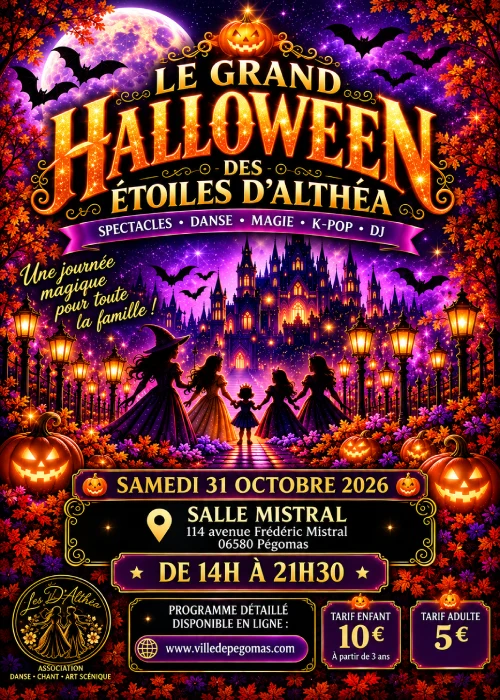 Samedi 31 Octobre 2026 : Le Grand Halloween des Étoiles d’Althéa