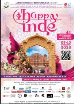 Du 3 au 10 octobre 2026 : 4ème édition du Festival Happy Inde