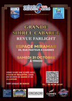 Samedi 31 octobre 2026 : Grande soirée cabaret
