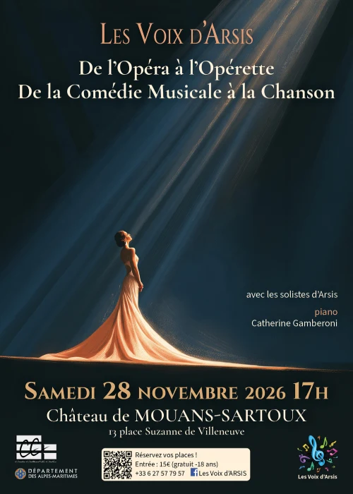 samedi 28 novembre 2026 : Concert Les Voix d'Arsis